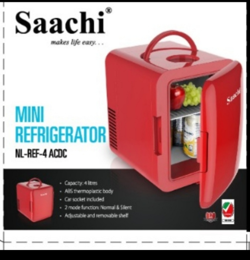 Saachi Mini Refrigerator 4 Litres