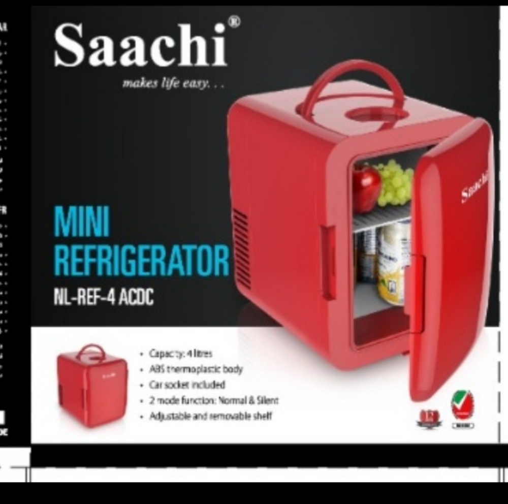 Saachi Mini Refrigerator 4 Litres