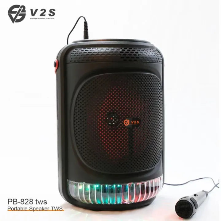 6.5 inch Bluetooth Speaker, Wired Microphone