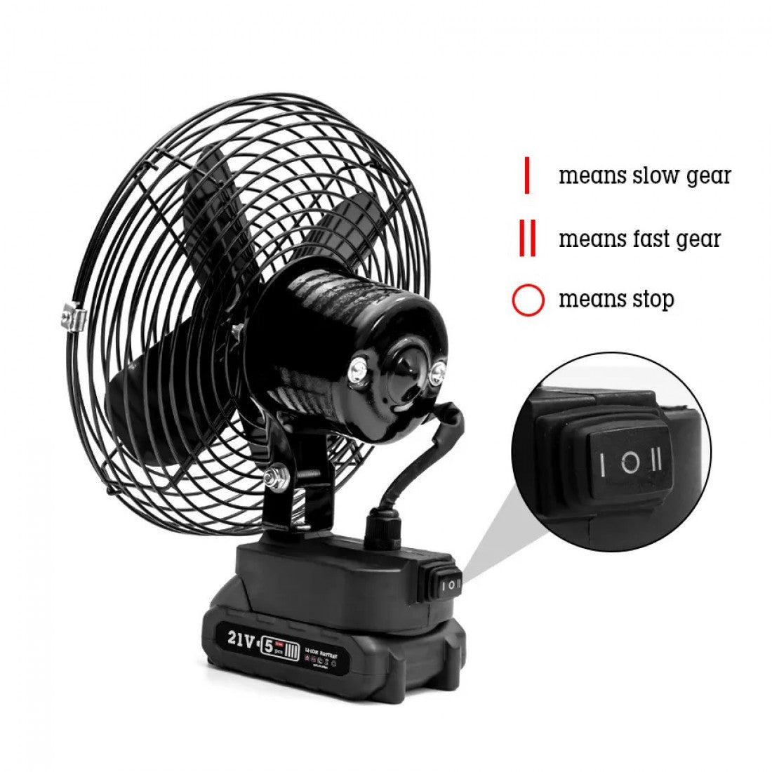 Rechargeable Electric Fan