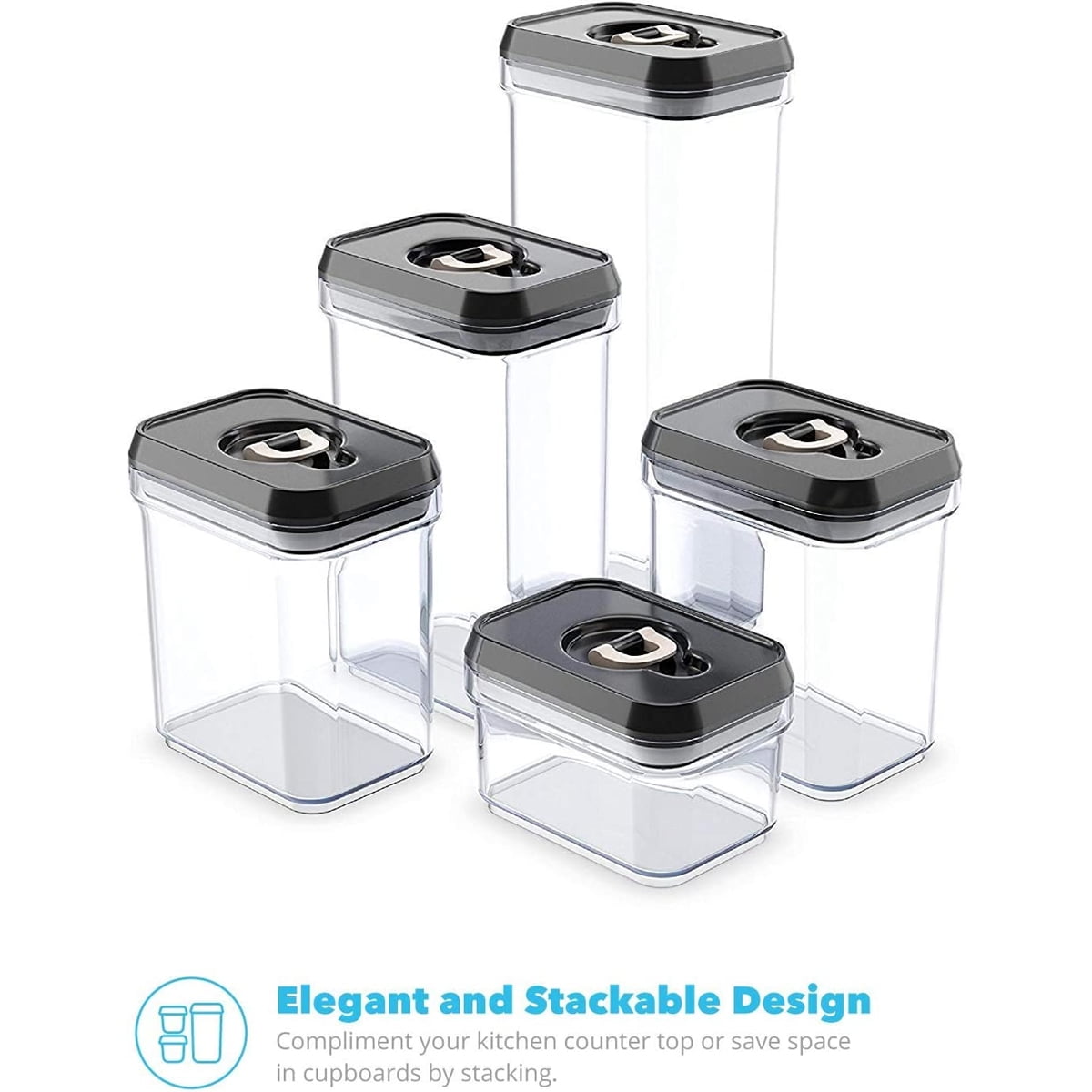 Airtight Food Storage Container Set 5 pieces