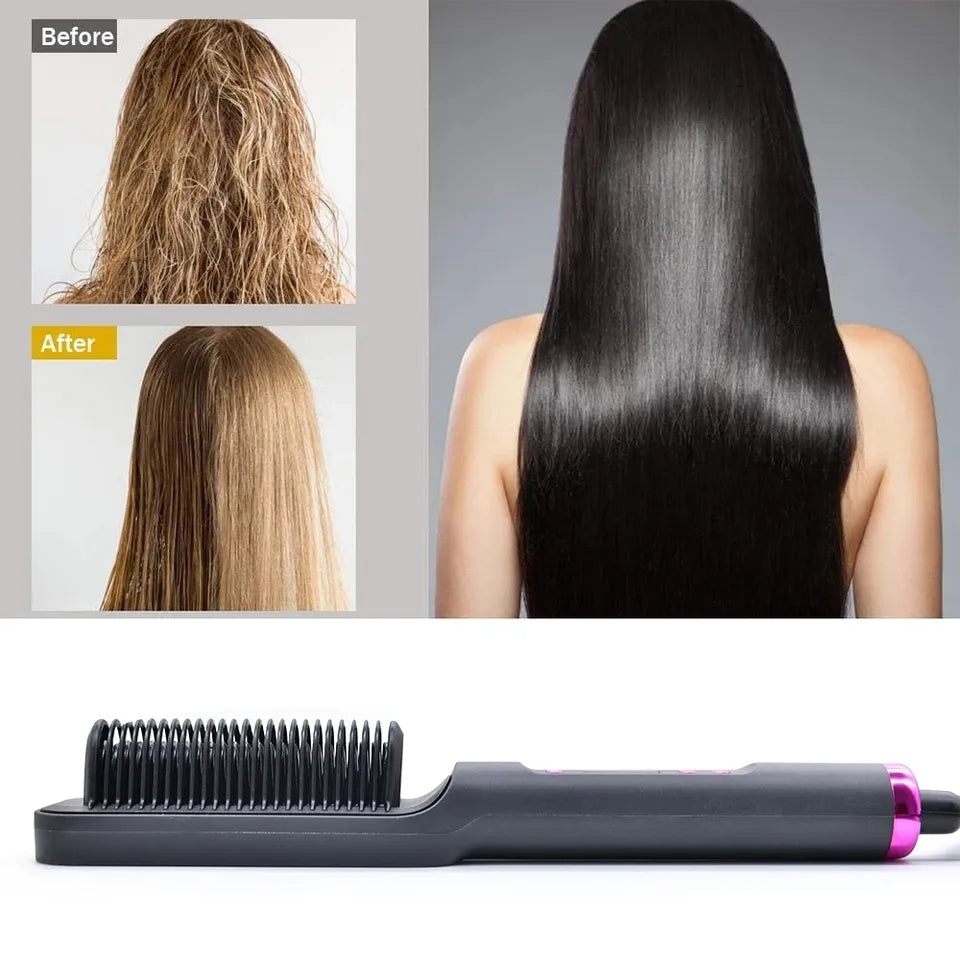 Hair straightener Comb