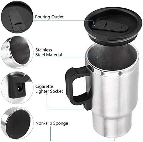 Electric Car Cup Travel Heating Mug