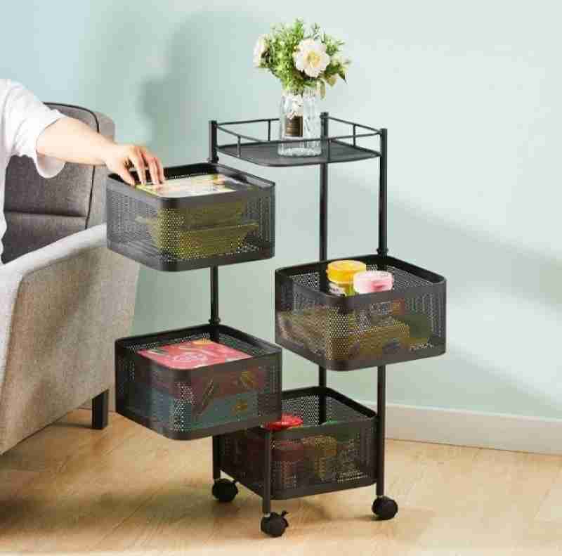 Kitchen Organiser Rack Metal 4 Layer