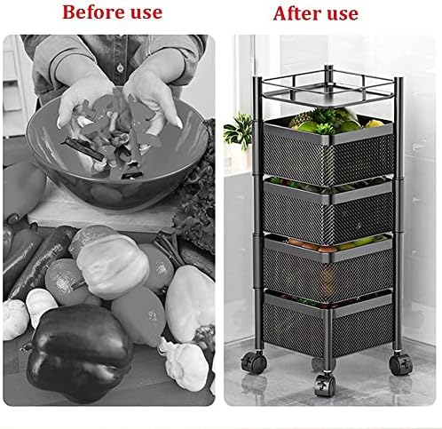 Kitchen Organiser Rack Metal 4 Layer