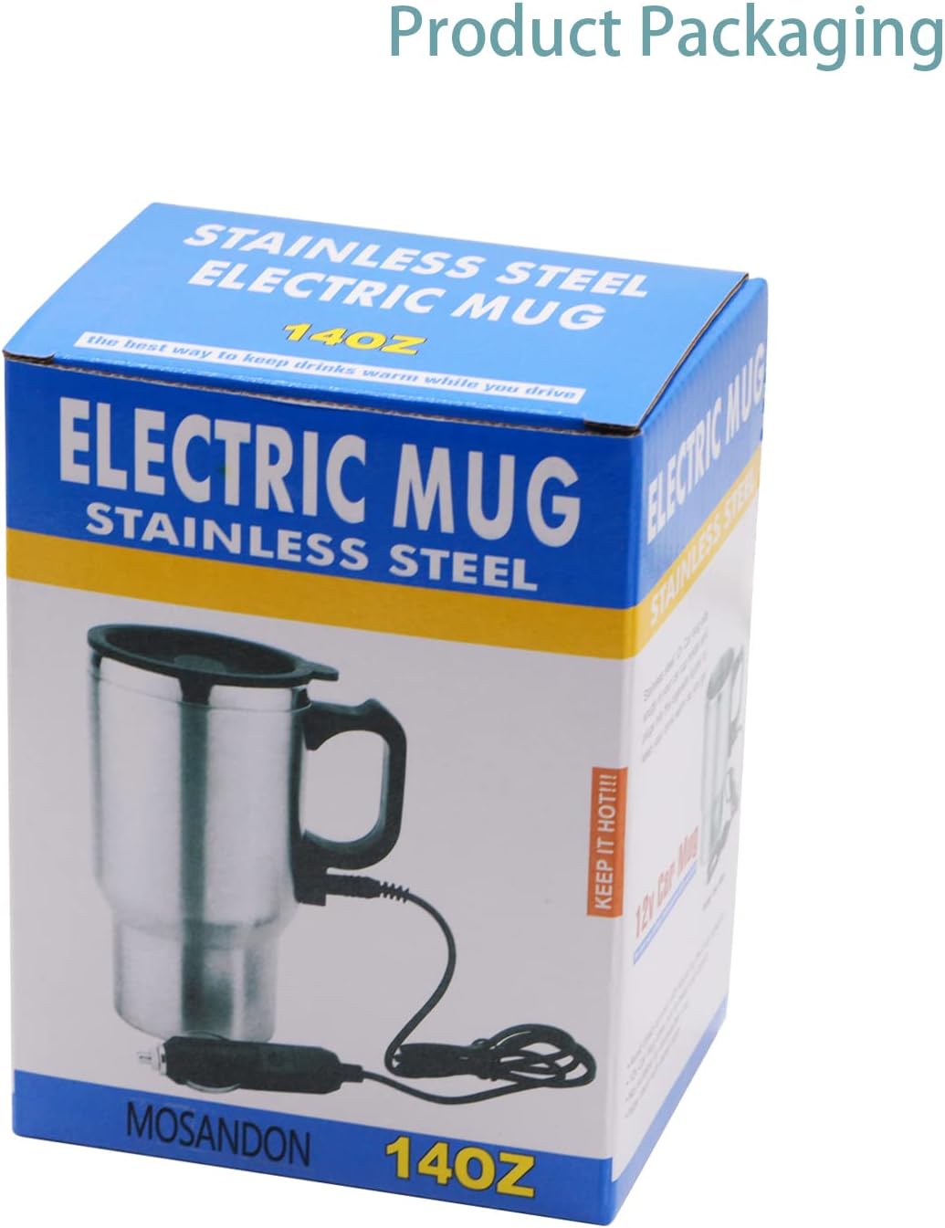 Electric Car Cup Travel Heating Mug