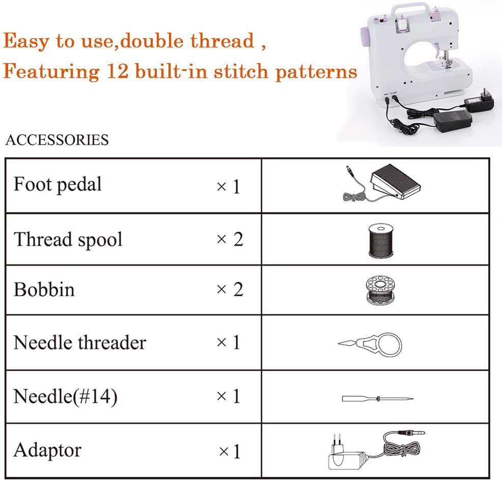 mini household sewing machine 505A