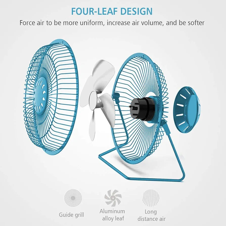 Mini 6inch USB small Fan metal body