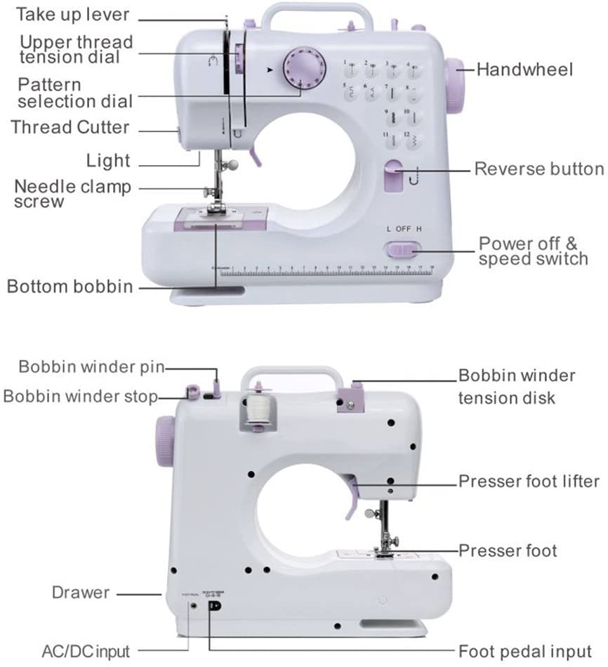 mini household sewing machine 505A