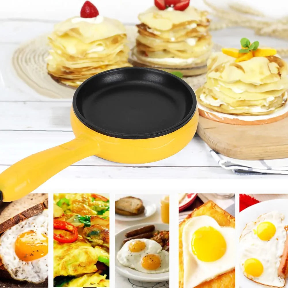 2 in 1 Electric Fry Pan With 7 Pcs Egg Steamer