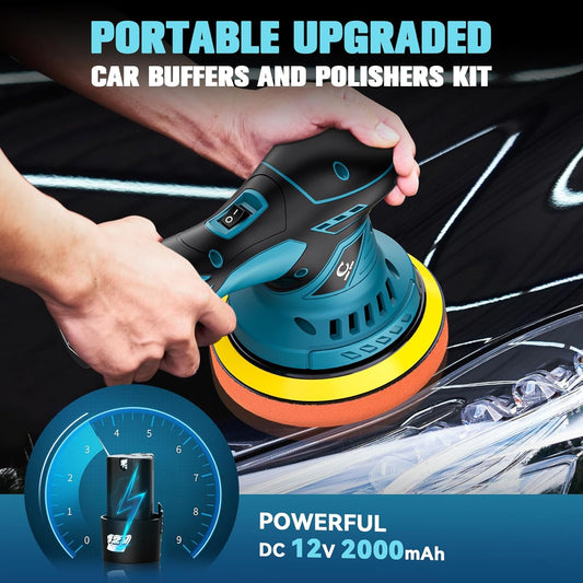 Car Cordless Buffer Polisher Portable