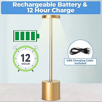 Rechargeable Table Lamp LED Touch Sensor