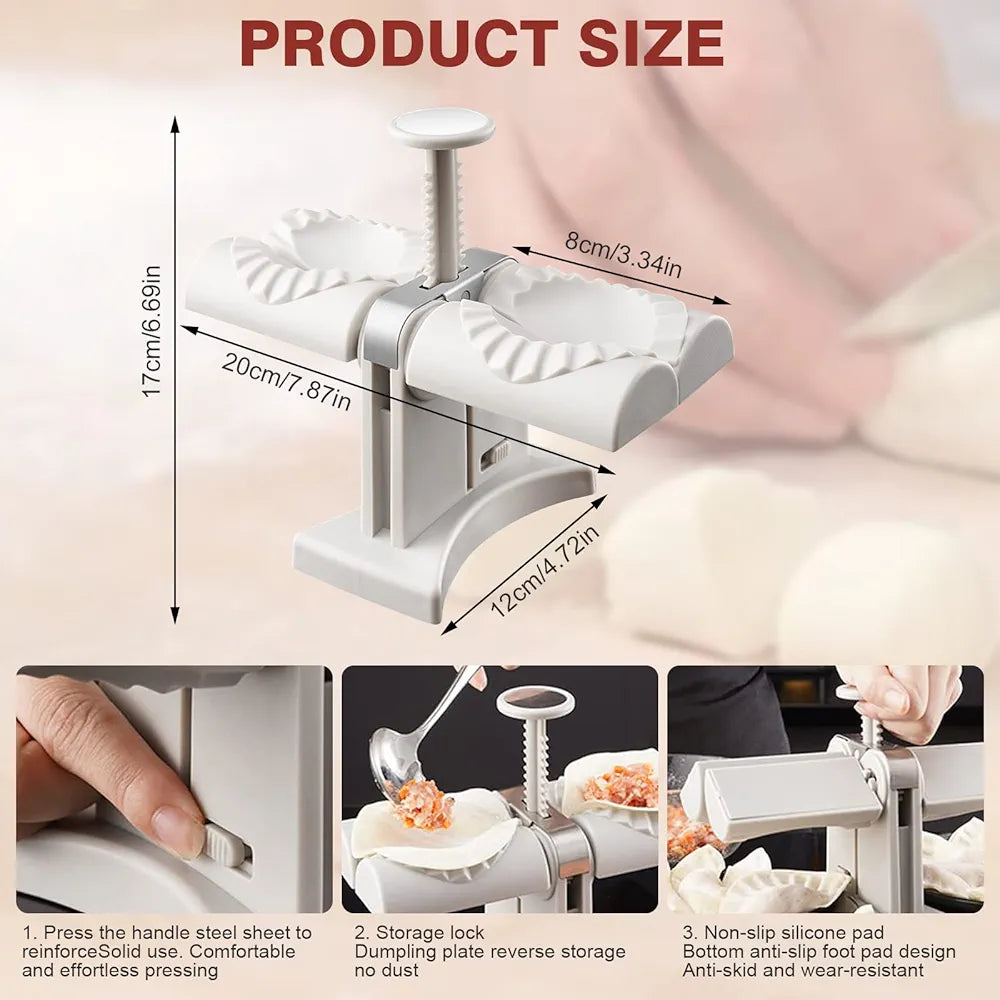 Double Head Automatic Dumpling Maker