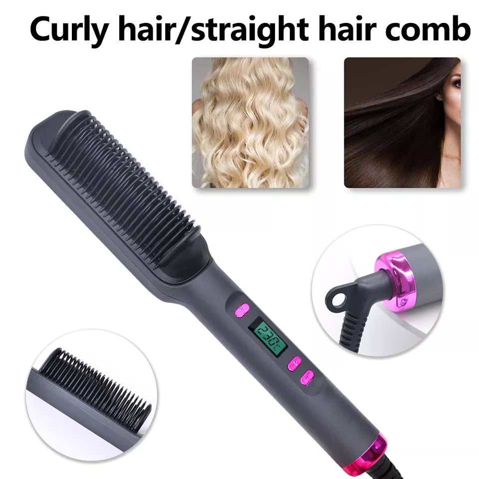 Hair straightener Comb