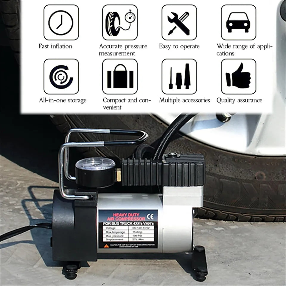 Car Air Pump metal cylinder