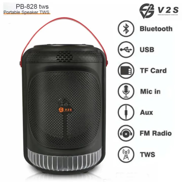 6.5 inch Bluetooth Speaker, Wired Microphone