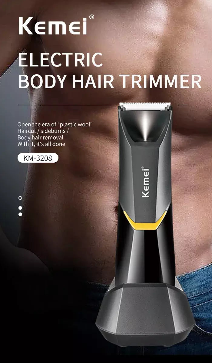 KEMEI Body Hair Trimmer for Men