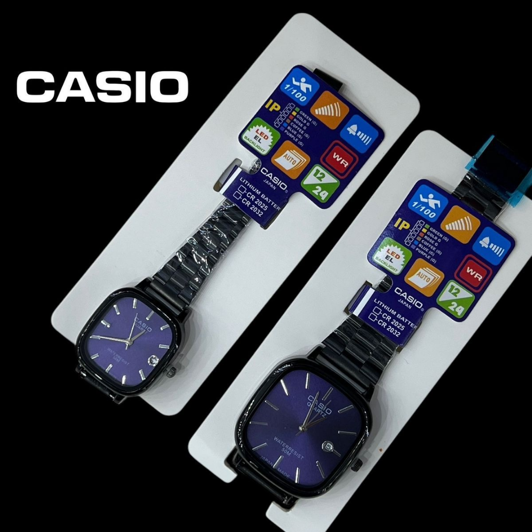 Casio couple watch Black