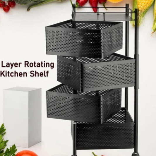 Kitchen Organiser Rack Metal 4 Layer