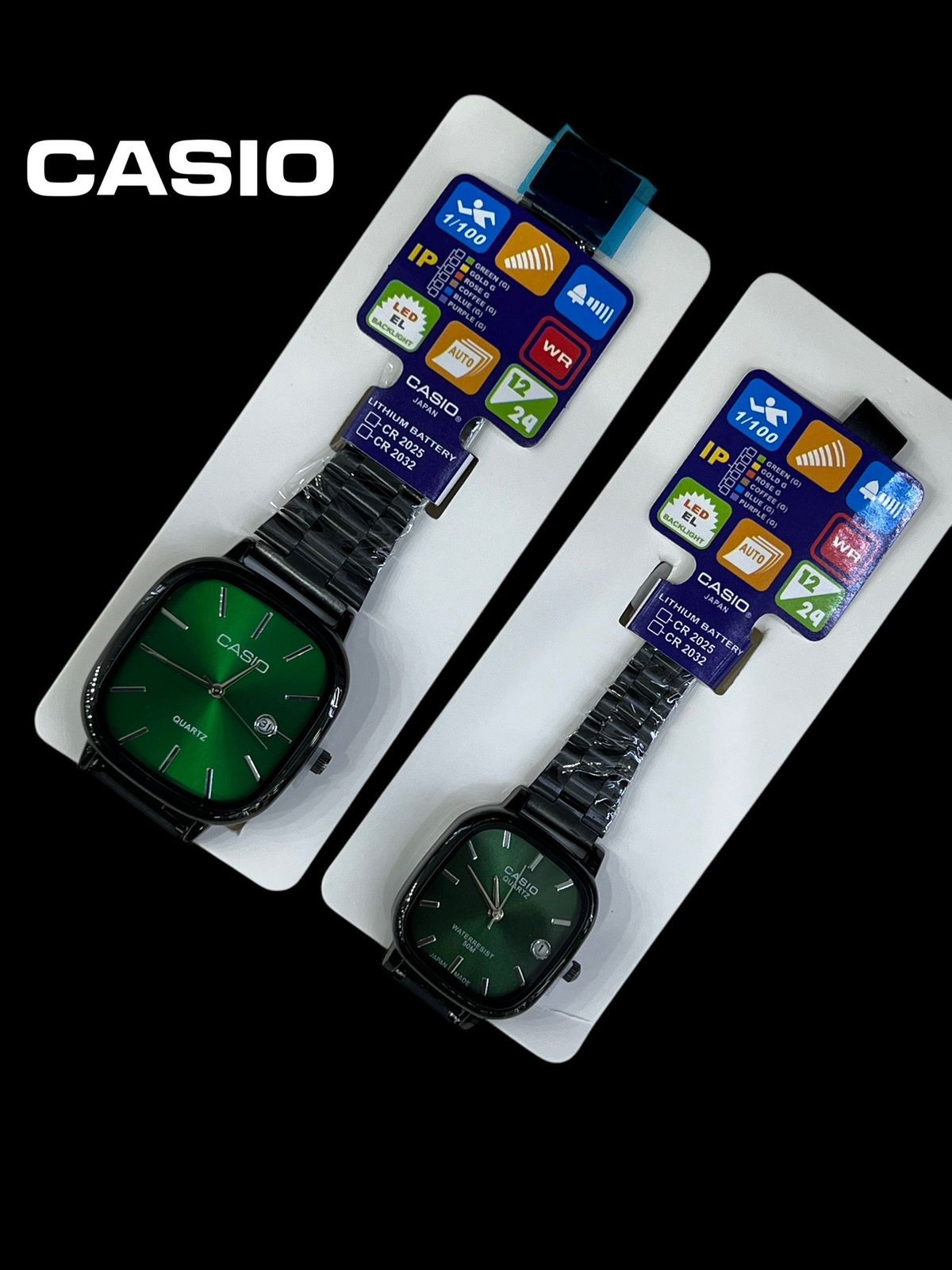 Casio couple watch Black