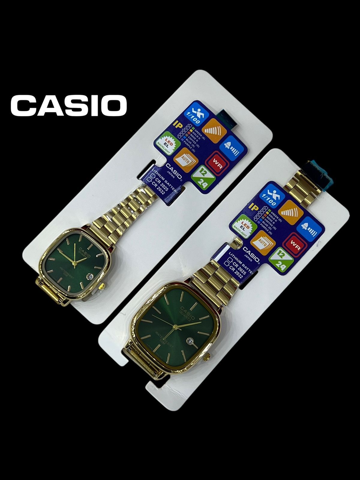 Casio couple watch Black