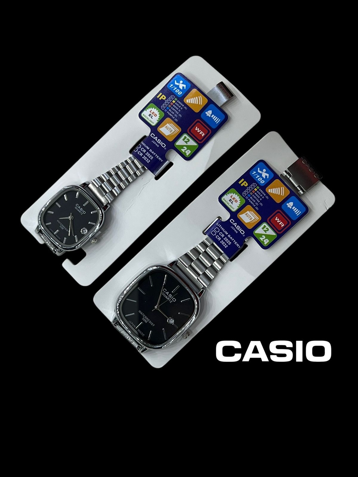 Casio couple watch Black