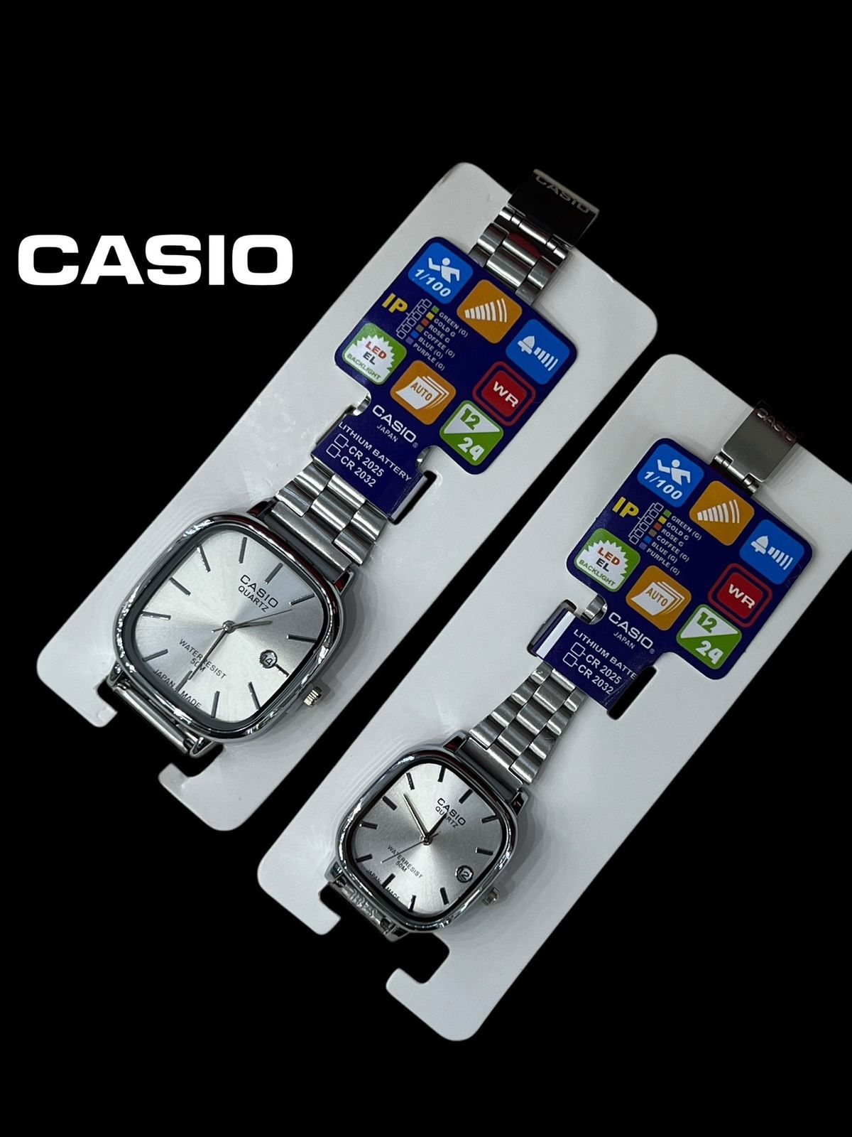 Casio couple watch Black