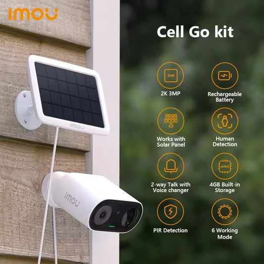 Imou 3MP Cell Go Camera with Solar panel