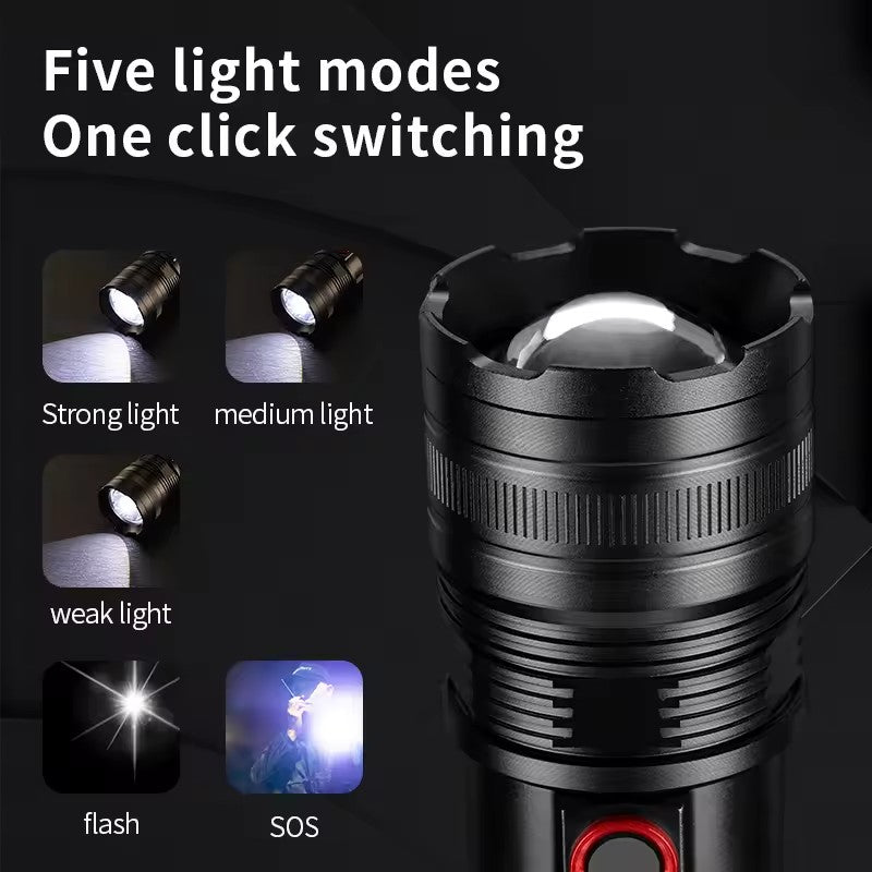 Aluminium Alloy Super Bright Flashlight