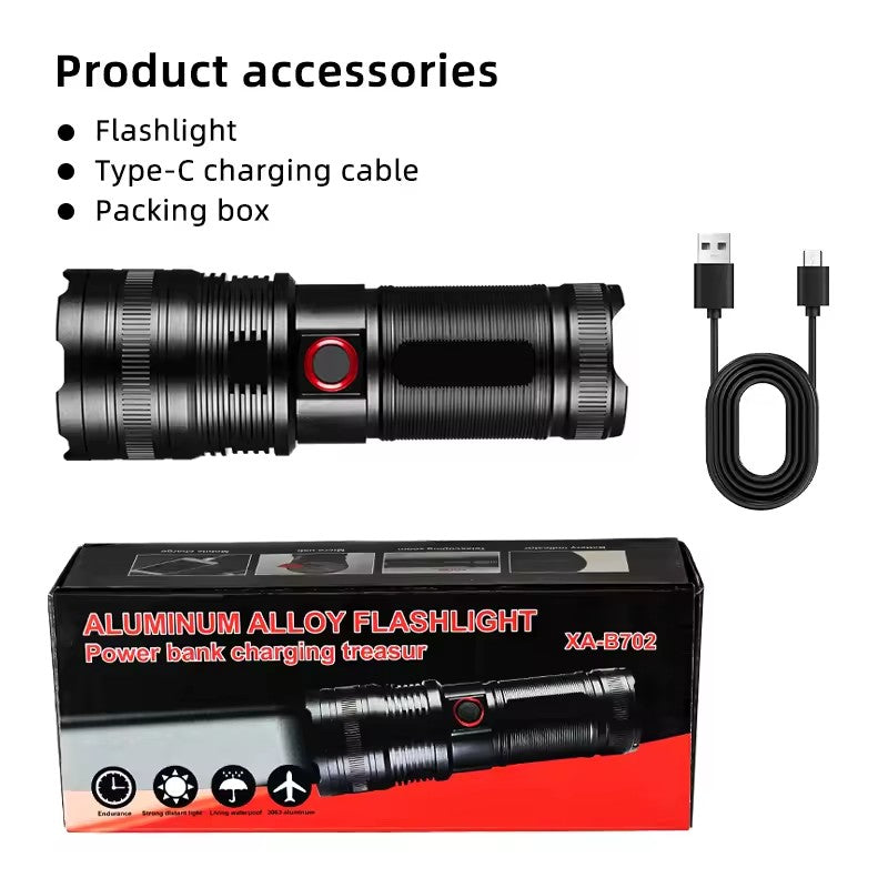 Aluminium Alloy Super Bright Flashlight