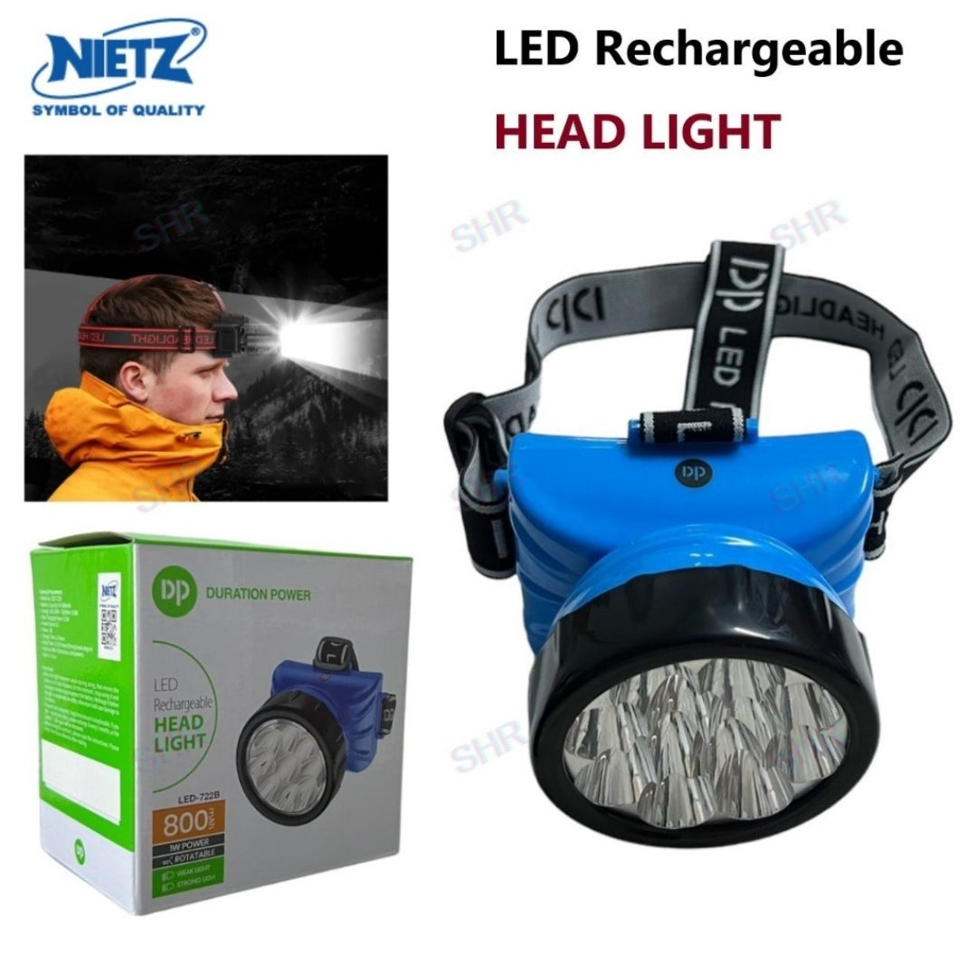 LED RECHARGEABLE HEAD LIGHT