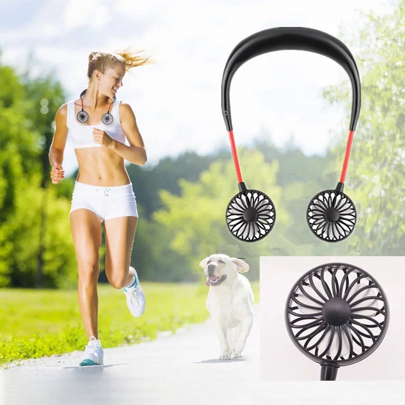 Rechargeable Neck Band Fan