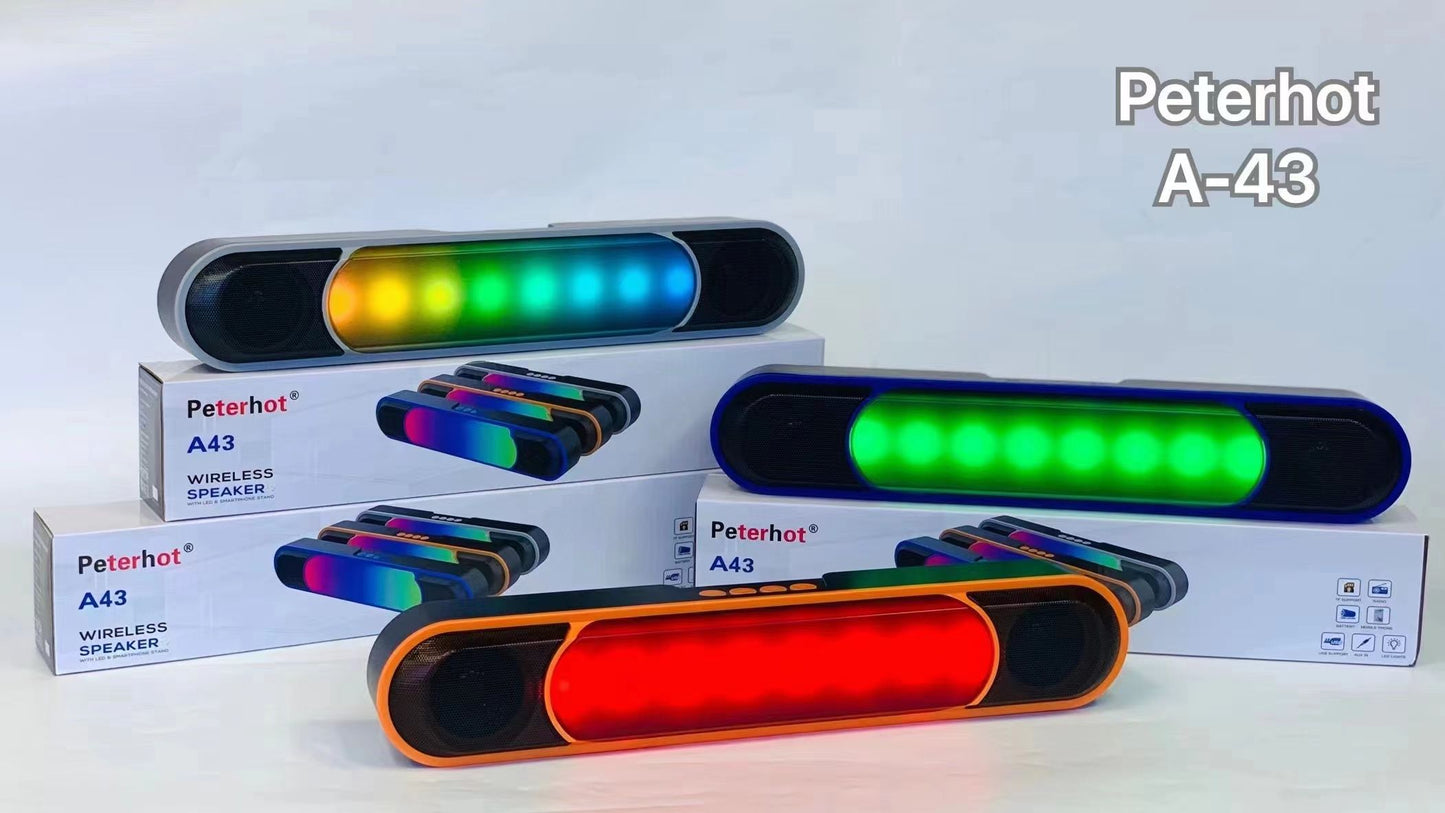 Peterhot a-43 Portable Speaker BlueTooth