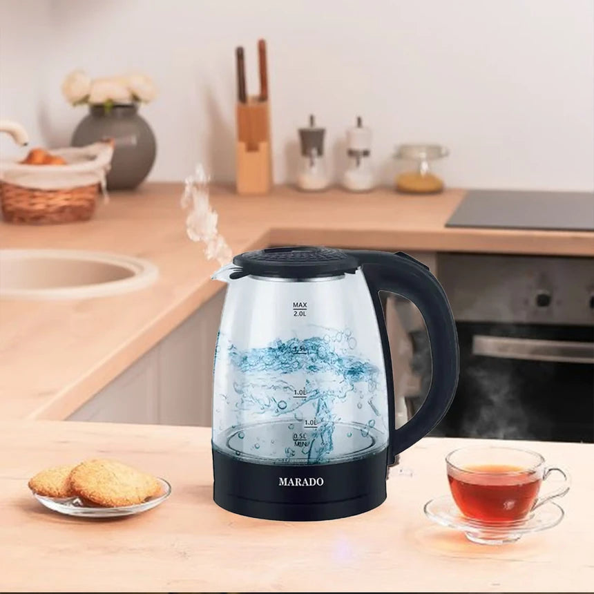 MARADO Glass electric kettle 2.0L 1500W