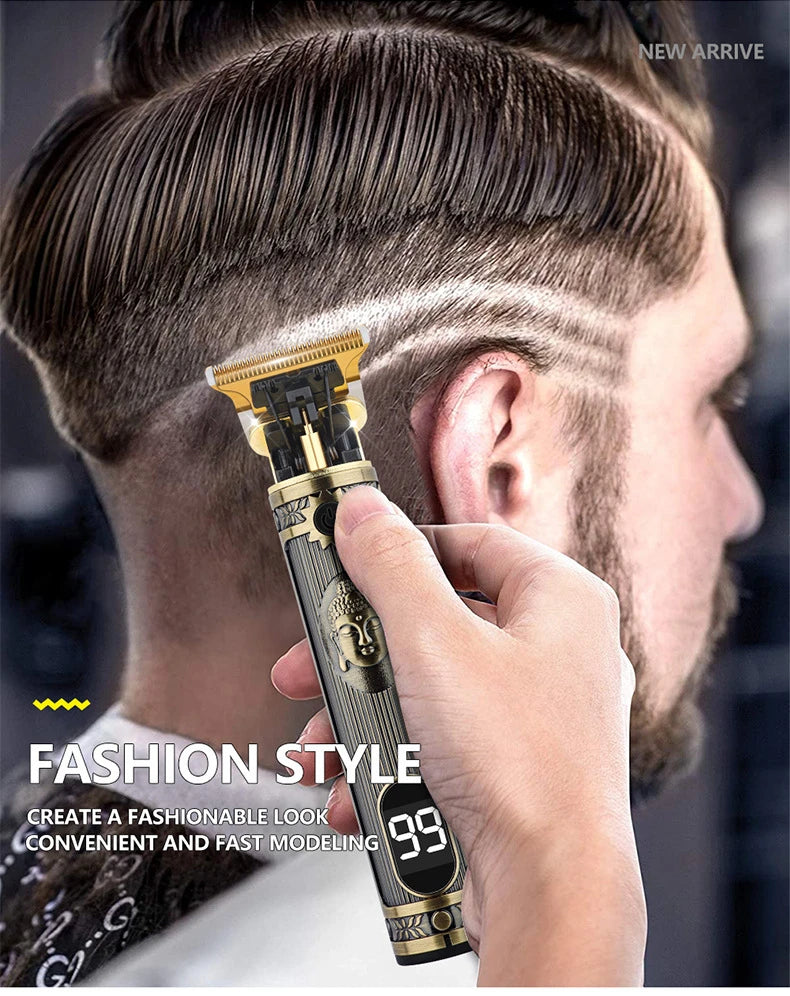 Vintage T9 LCD hair trimmer for men