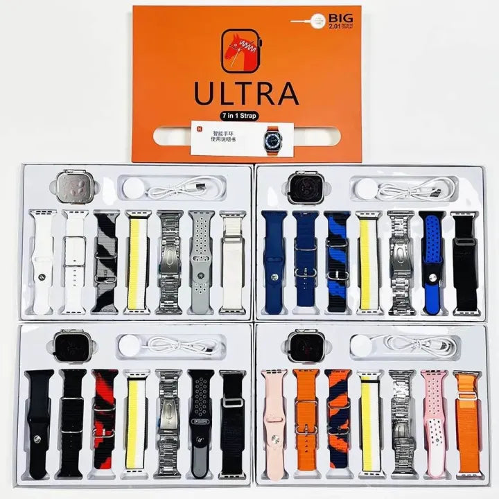 Ultra 7 in 1 Straps Smart watch