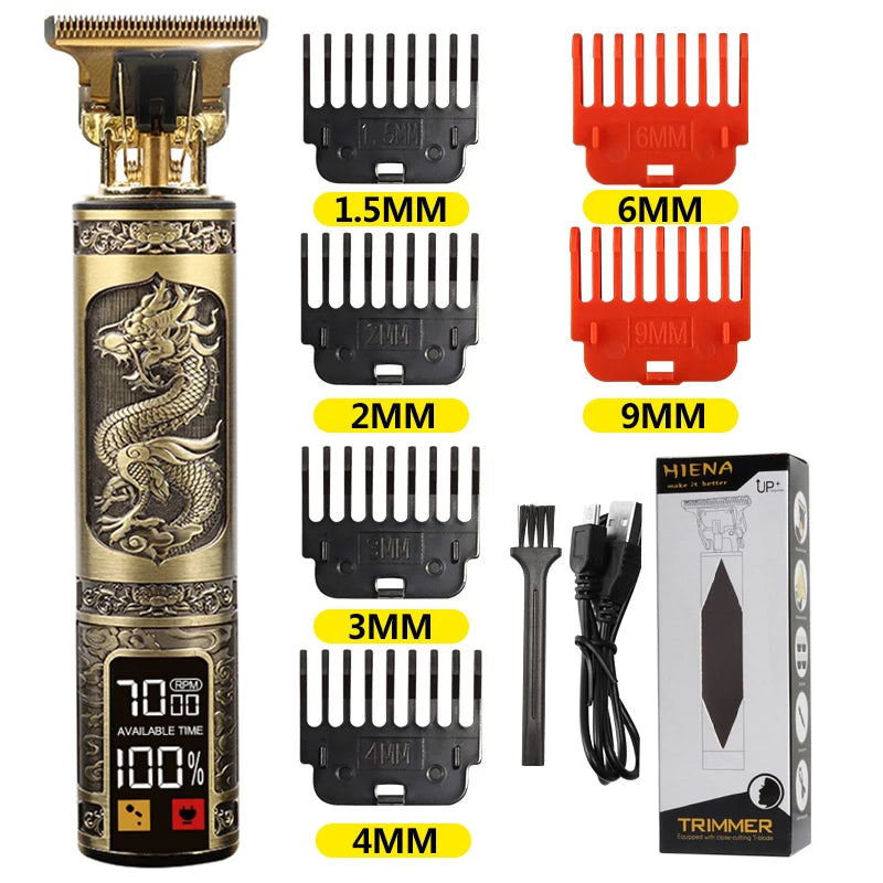 Vintage T9 LCD hair trimmer for men