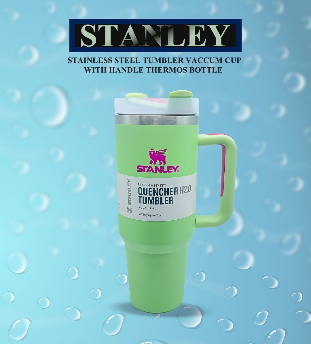 40oz Stanley Quencher H2.0 tumbler