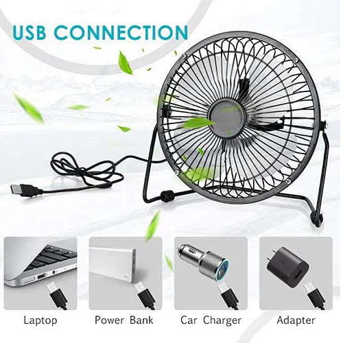 Mini 6inch USB small Fan metal body