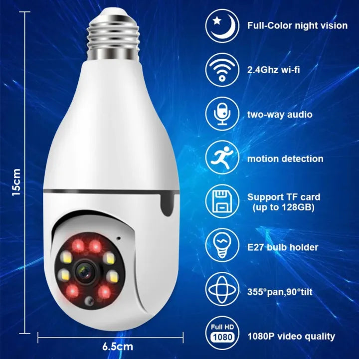 Bulb WiFi Camera 1080P