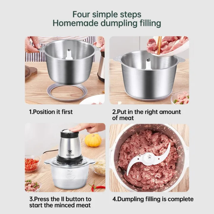 Chopper Food Processor 3L