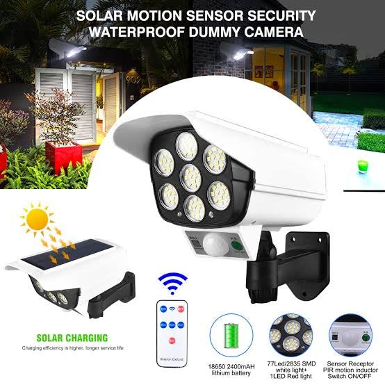 Solar Light Dummy Camera