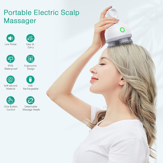 MDHL Electric Scalp Massager, Wireless