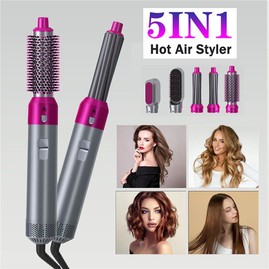 5 in 1 Hair Styler Hot air brush Styler Straightener