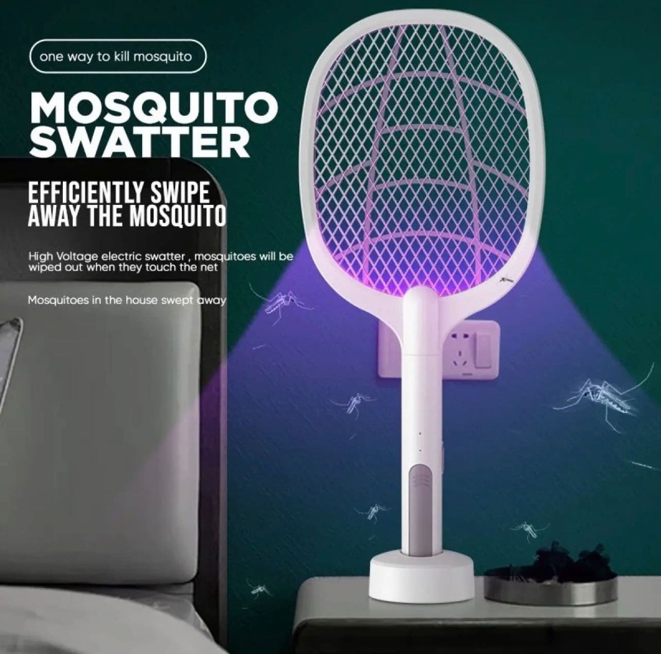 Electric Handheld Mosquito Swatter