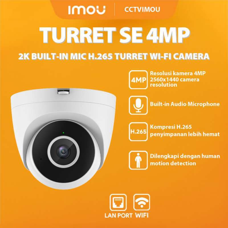 IMOU TURRET SE 4MP WIFI Camera Audio