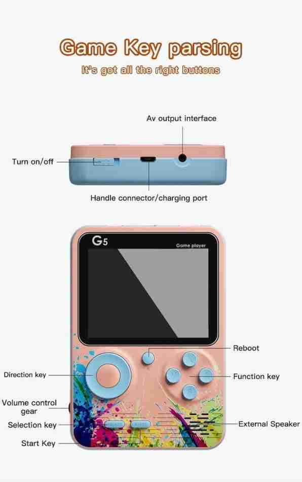 G5 Retro Game Handheld