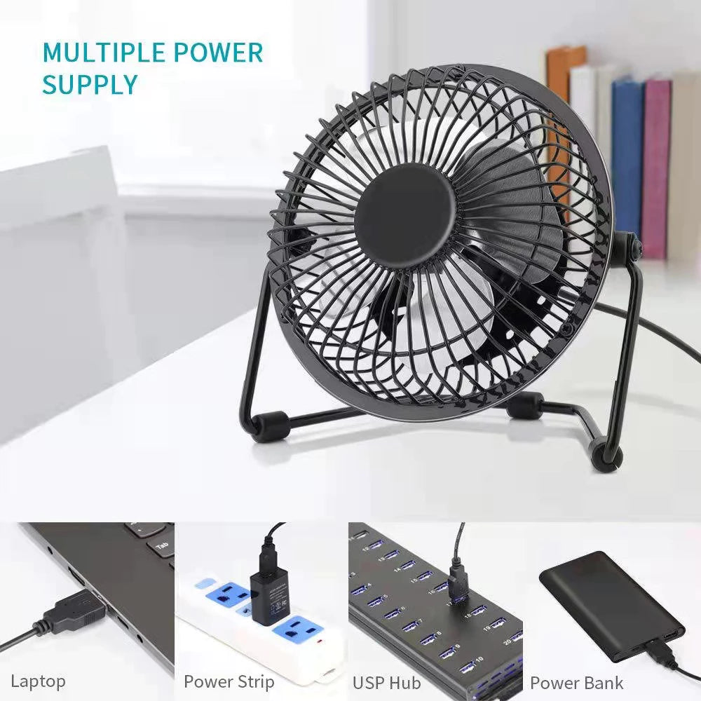 Mini 6inch USB small Fan metal body