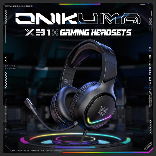 HEADSET ONIKUMA X31 WIRED RGB