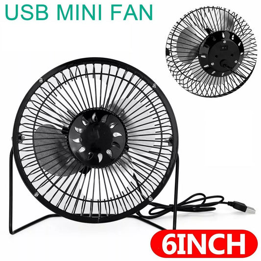 Mini 6inch USB small Fan metal body